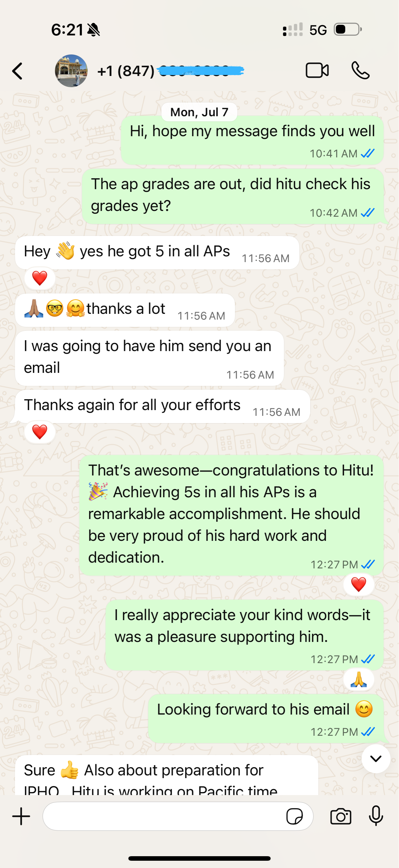WhatsApp Testimonial